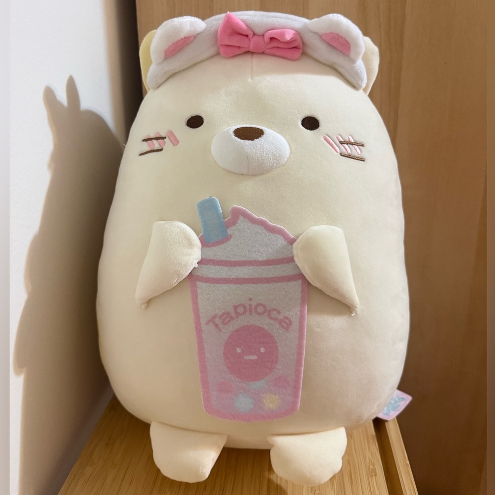 NWT San-X Sumikko Gurashi Tapioca Park Neko Large Plush Toy Stuffed Animals